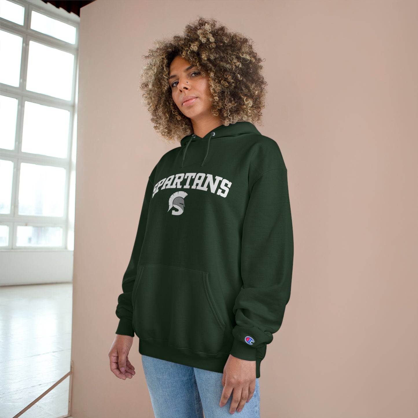 Spartans Helmet Champion Hoodie