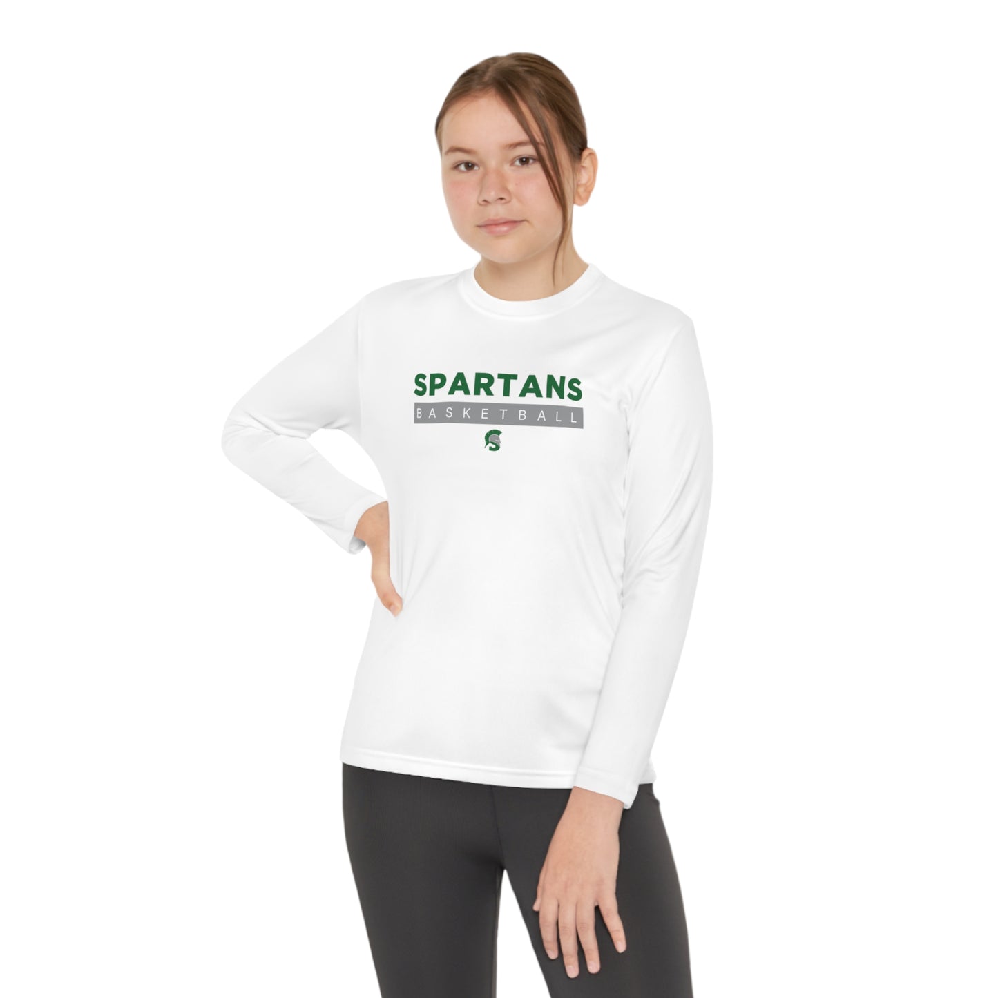 Youth Spartans Basketball Performance Shooting Shirt