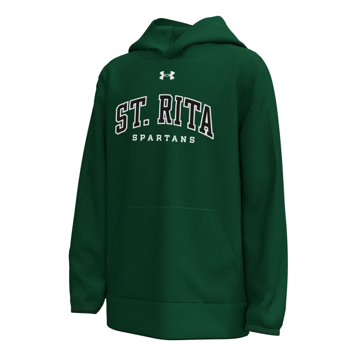 Youth Green UnderArmour Hoodie