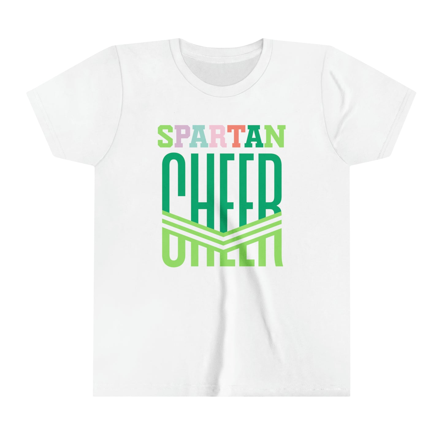 SRS Rainbow Cheer Youth Short Sleeve Tee