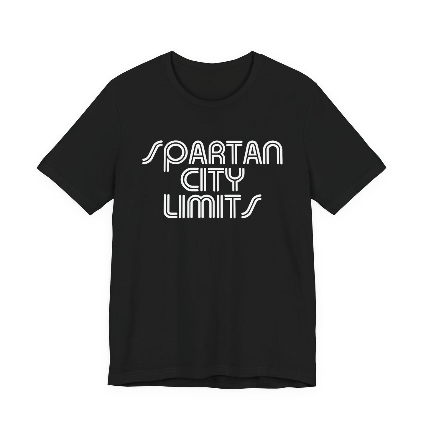 Adult Spartan City Limits Tshirt