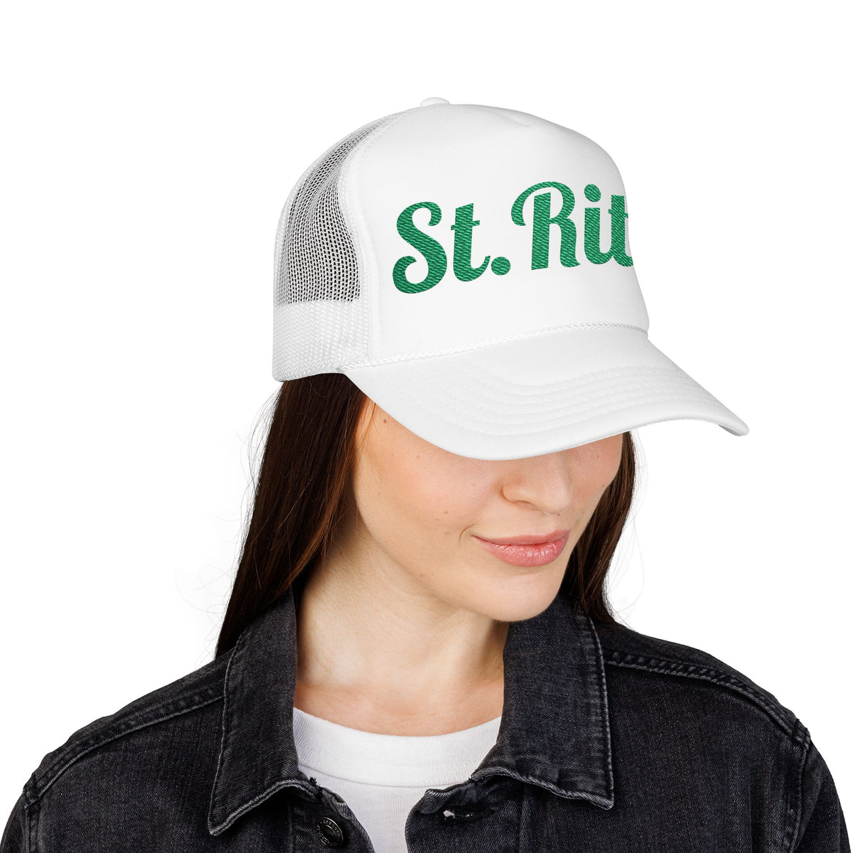 St. Rita Two-Tone Trucker Cap — Vintage Script Baseball Hat