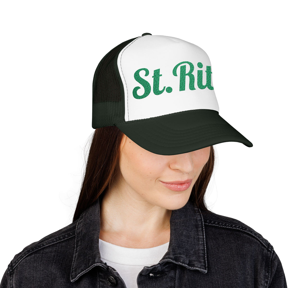 St. Rita Two-Tone Trucker Cap — Vintage Script Baseball Hat