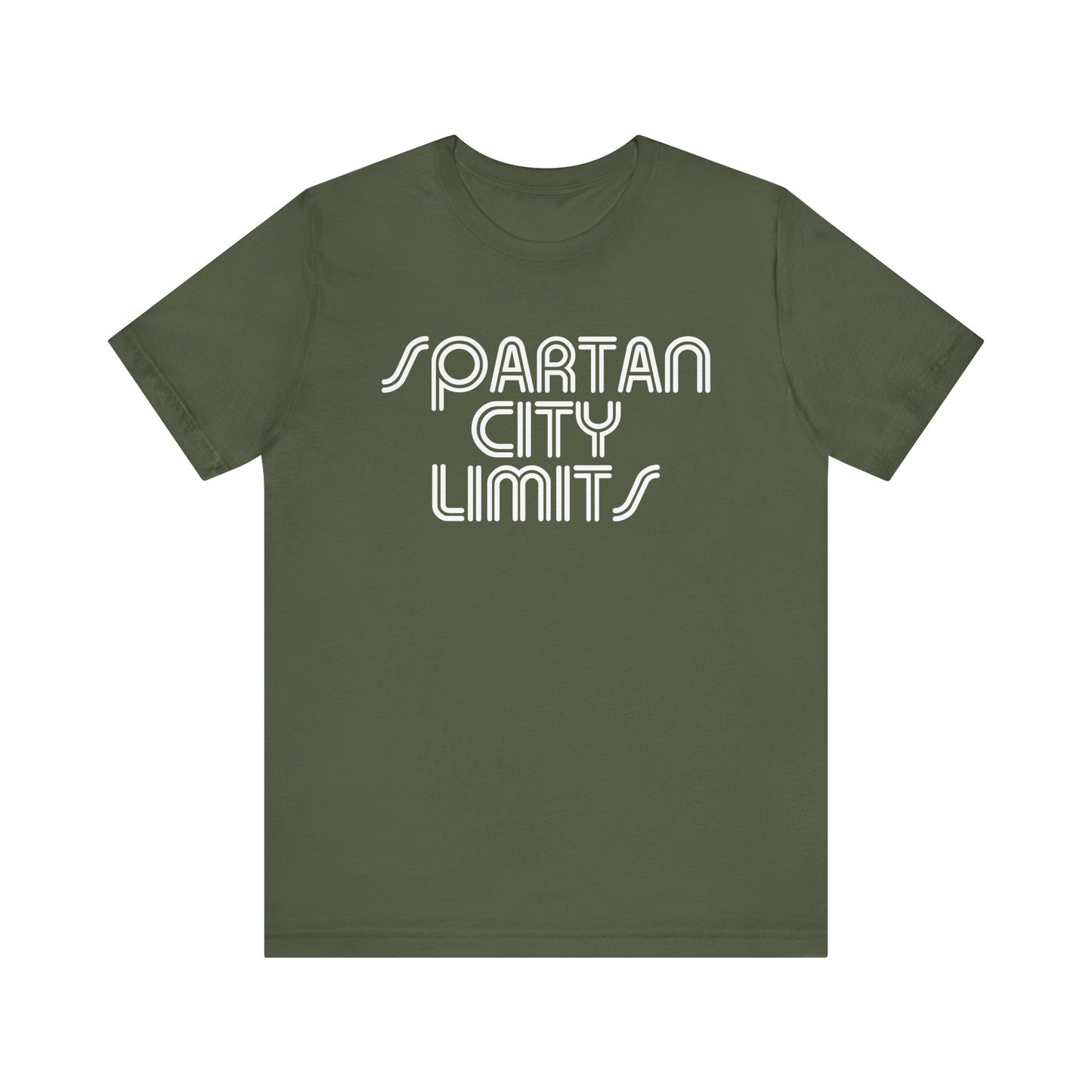Adult Spartan City Limits Tshirt