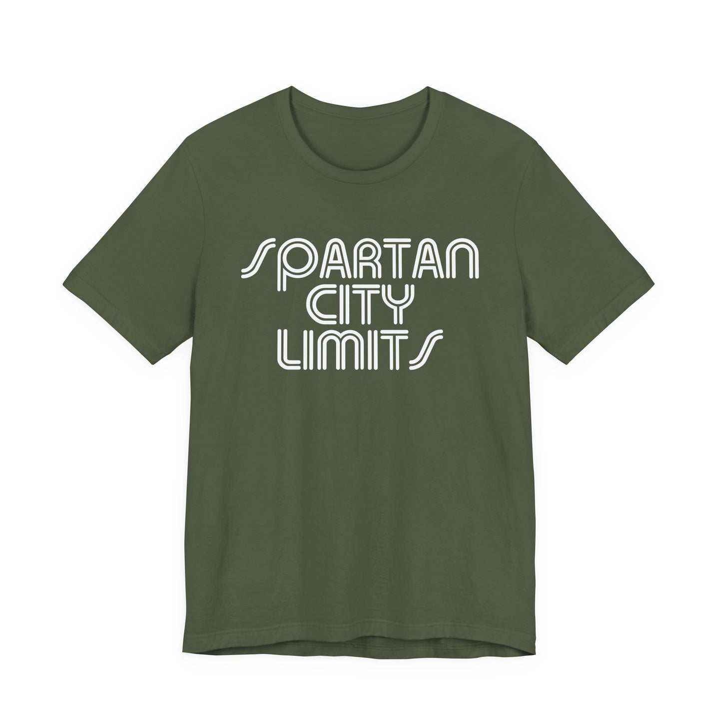 Adult Spartan City Limits Tshirt