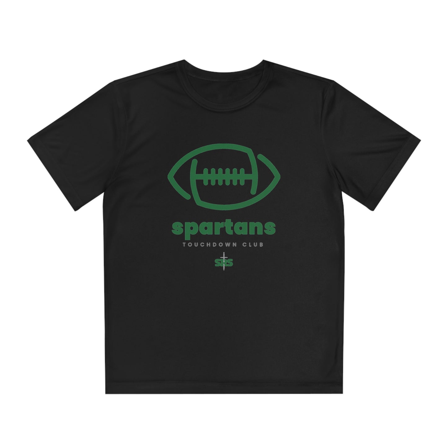 Youth Spartans Touchdown Club Competitor Tee