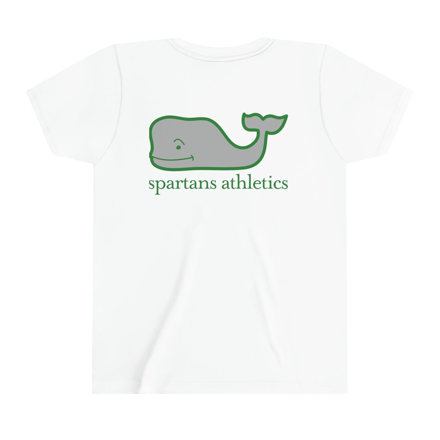 Youth Spartans Athletics Back Print Tshirt