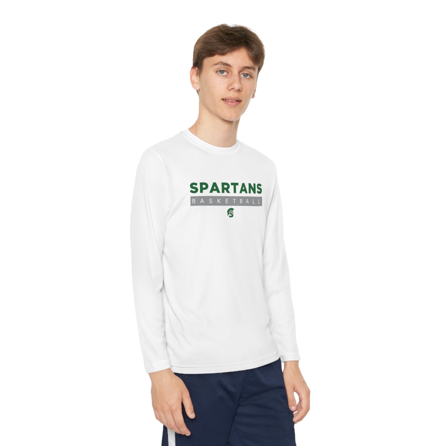 Youth Spartans Basketball Performance Shooting Shirt