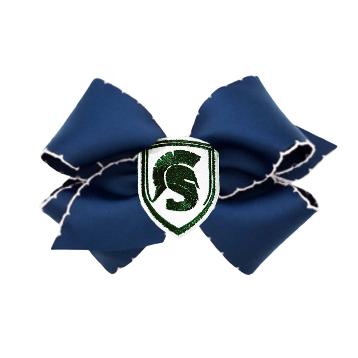 Navy Bow with Spartan Head