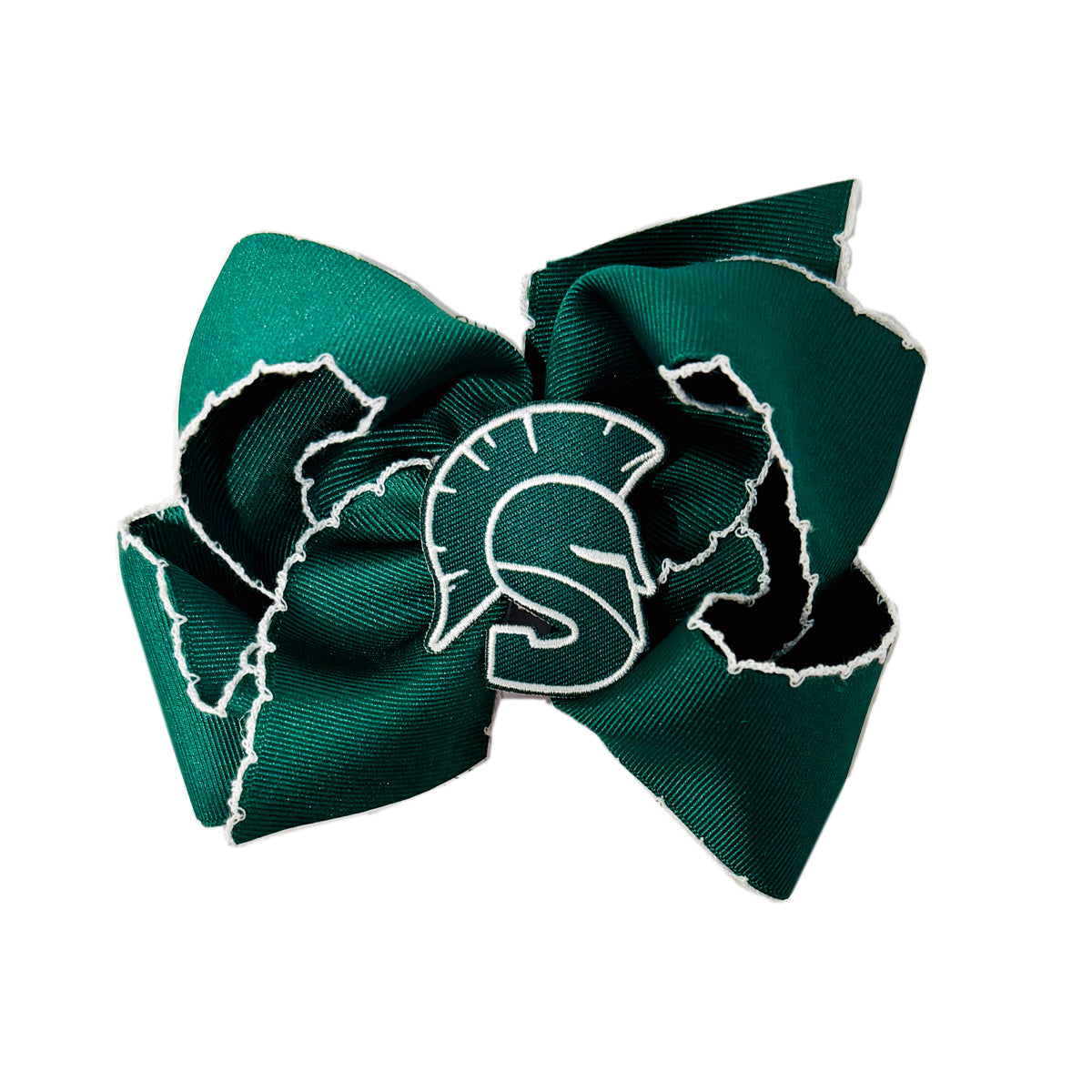 Green Bow with Spartan Head