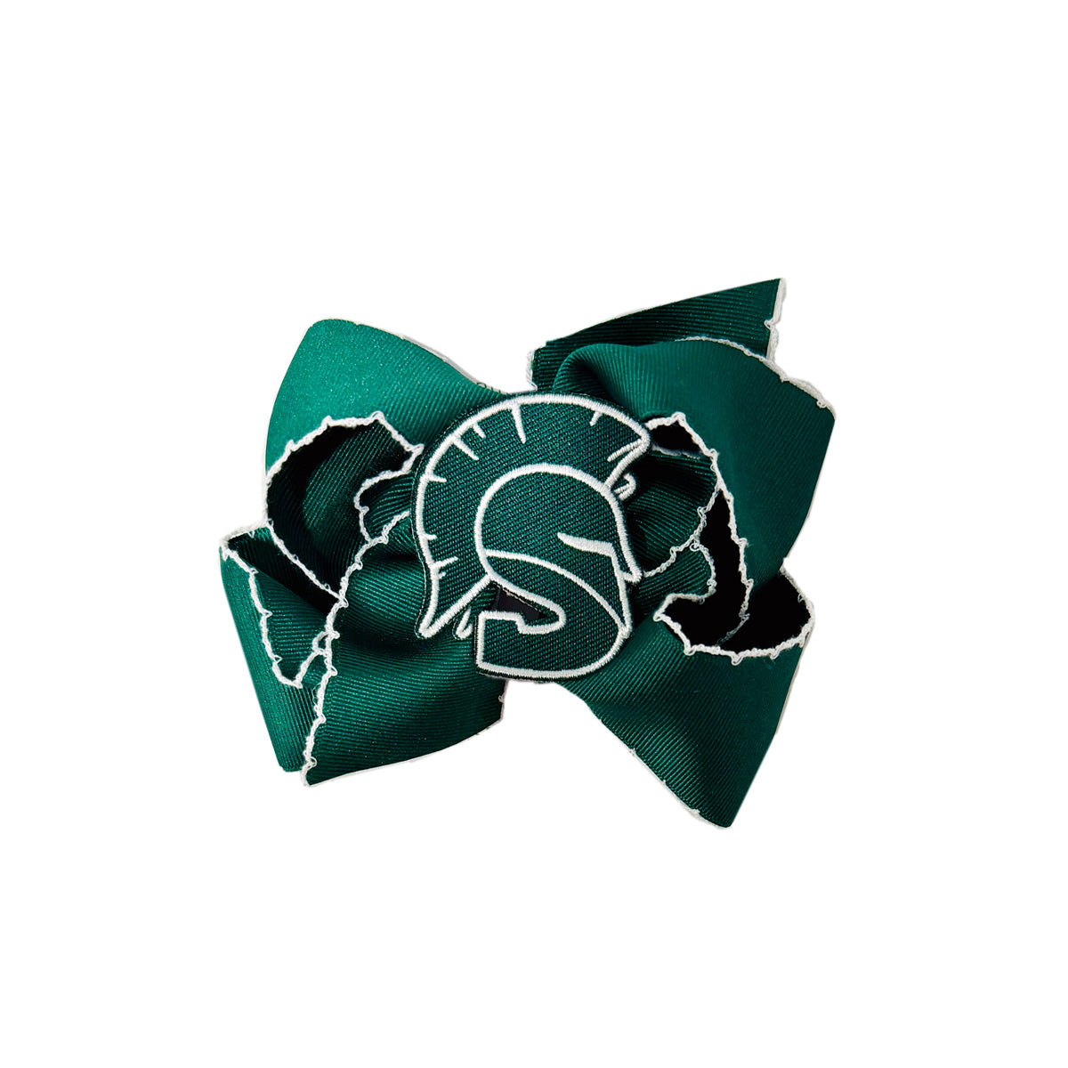 Green Bow with Spartan Head
