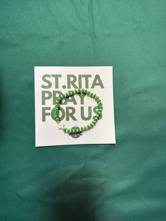 St. Rita Pray for Us Bracelet