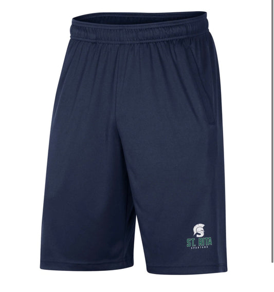 Youth Navy Under Armour Spartan Shorts