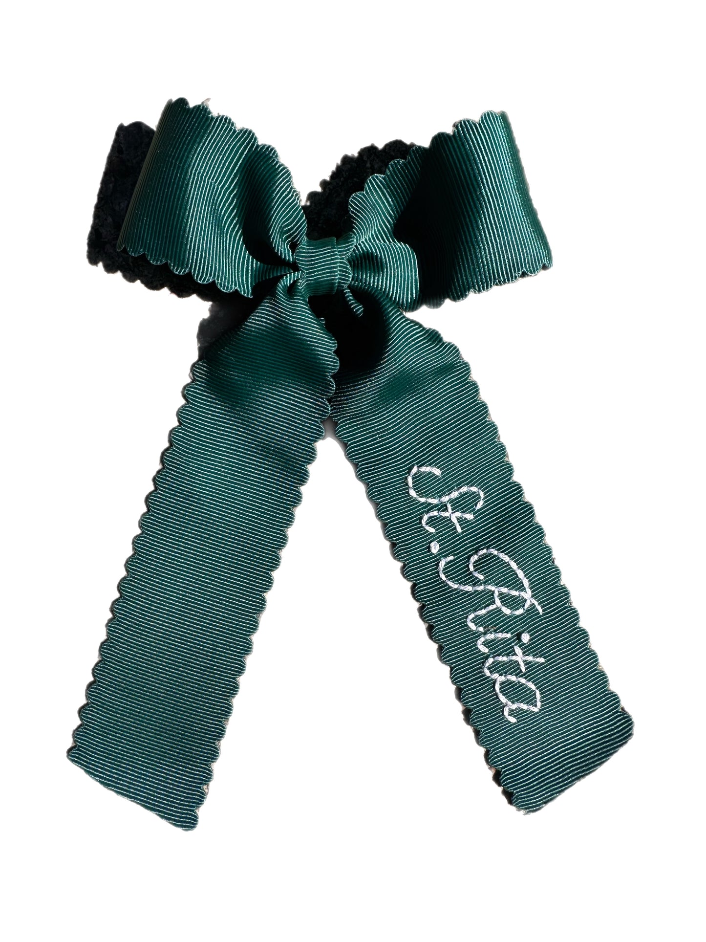 Large Green Bow