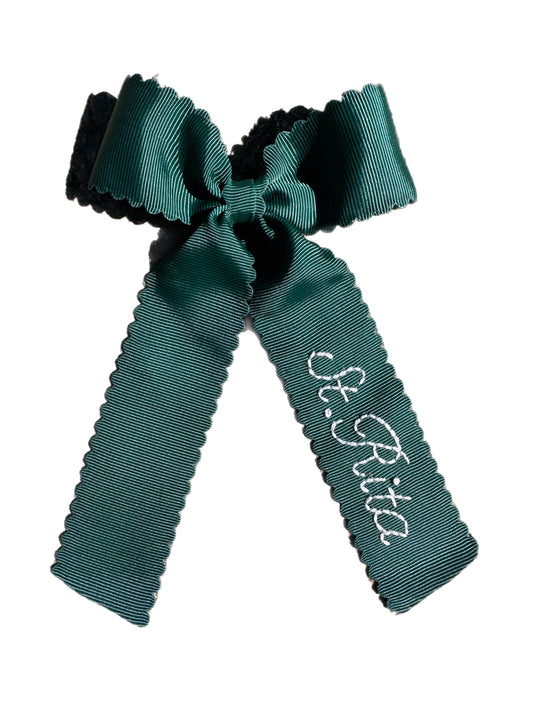 Large Green Bow