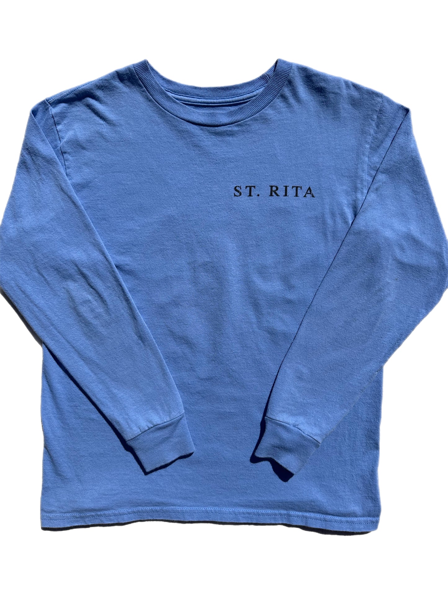 Youth Blue Long Sleeve St. Rita Tee